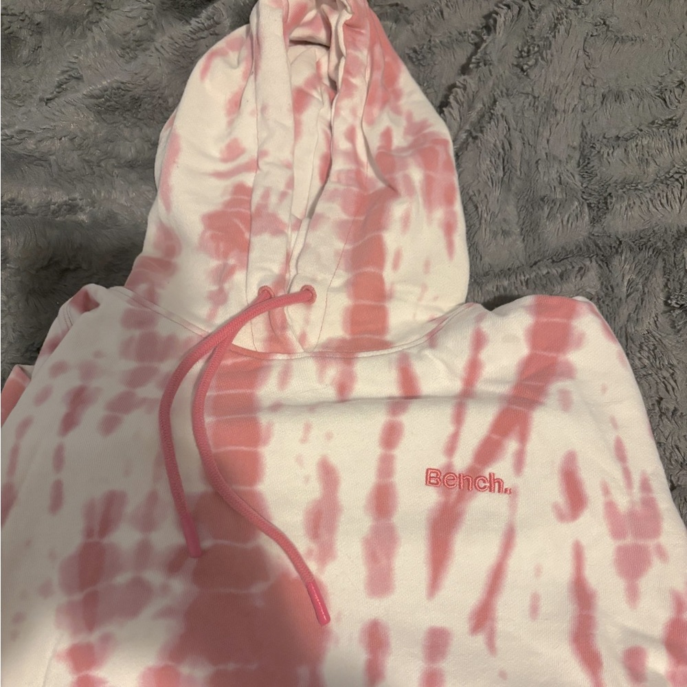 Tie-dye bench hoodie